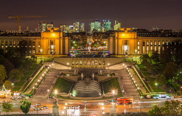 Sticker - The Palais de Chaillot, the Trocadéro and La Défense