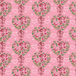 Endless floral pattern. Love. Valentine.
