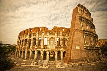 Sticker - The Majestic Coliseum, Rome, Italy.