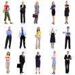 © grinny - Group of workers people set.