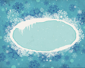 Wall Mural - Winter background