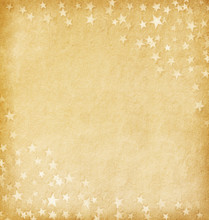 Vintage Paper Decorated With Stars