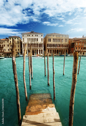 Fototapeta na wymiar Canal Grande, Wenecja, Włochy