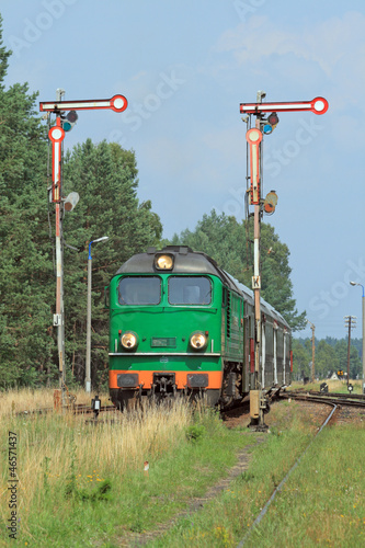 Nowoczesny obraz na płótnie Passenger train