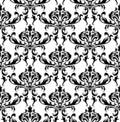 Poster - Damask seamless pattern