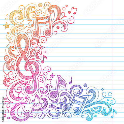notatki-muzyczne-g-clef-sketchy-doodles-vector