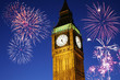 Fireworks over Big Ben