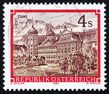 Postage Stamp Austria 1984 Stams Monastery, Tirol