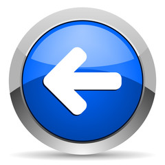 Leinwandbilder - arrow left icon
