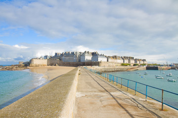 Sticker - old town of  Saint Malo, Brittany, France