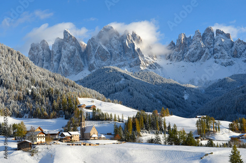 Obraz w ramie St. Magdalena in winter