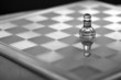 Pawn chess piece - business concept series: growth, promotion.