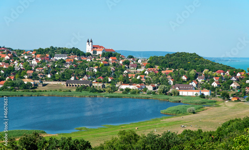 Landscape of Tihany, Hungary Fototapeta