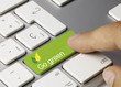 © momius - Go green keyboard. Finger