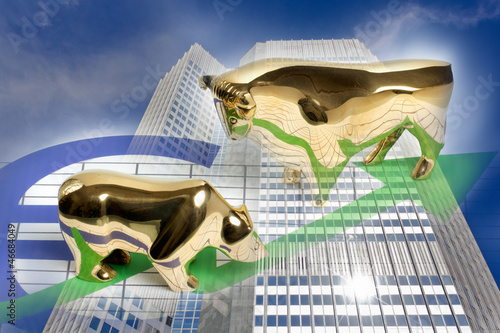 Börse Bulle und Bär - kaufen Sie dieses Foto und finden Sie ähnliche Bilder auf Adobe Stock ...