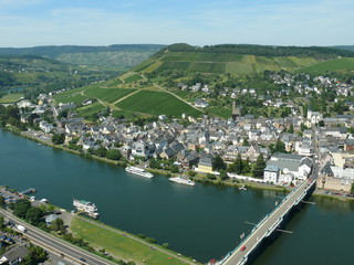 Canvas Print - Mosel bei Traben-Trarbach