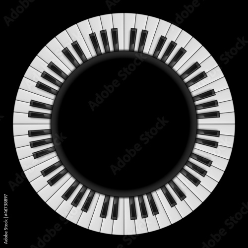 Fototapeta na wymiar Piano keys