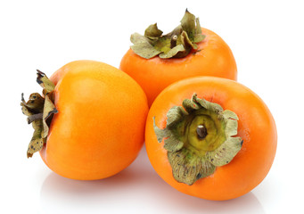 Canvas Print - Three persimmons