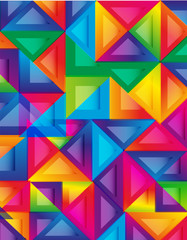 Aufkleber - colorful background, cover design