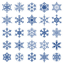 Collection Of 25 Snowflakes