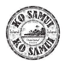 Ko Samui Rubber Stamp