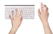 © boule1301 - hand and Computer keyboard, mouse