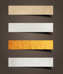 Aufkleber - Paper stick with detailed shadow, vector illustration template