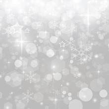 Silver Christmas Background
