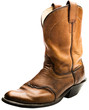 Brown color cowboy boot