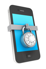 Aufkleber - Mobile phone with Lock