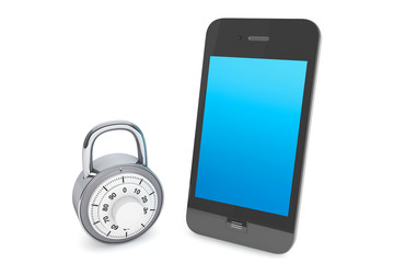 Aufkleber - Mobile phone with Lock