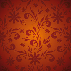  Seamless floral background