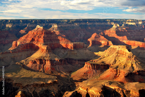 Board z aluminiowym obramowaniem Krajobraz z Grand Canyon w USA
