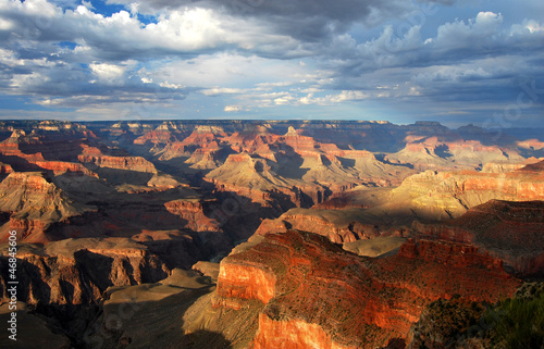 Board z aluminiowym obramowaniem Krajobraz z Grand Canyon w USA