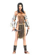 © Digital Storm - Female warrior posing on a white background