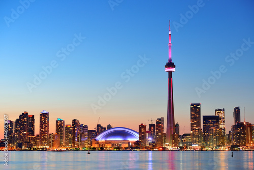 Naklejka na szafę Toronto skyline