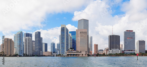 Plakat na papierze fotorealistycznym Panoramę Miami