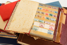 Philatelic Stamp Collection Albums