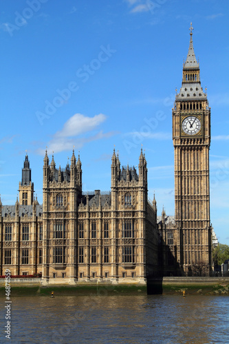 Naklejka samoprzylepna Big Ben wieża zegarowa
