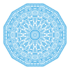 Aufkleber - Vector round decorative design element