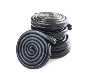 Canvas Print - licorice wheels