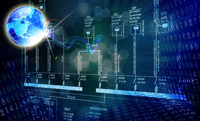 Wall Mural - engineering designing