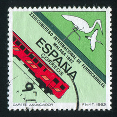 Sticker - Storks and Express Train