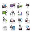 © Stoyan Haytov - Business, management and hierarchy icons - vector icon set