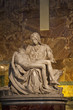 Michelangelo's Pieta in St. Peter's Basilica in Vatican.