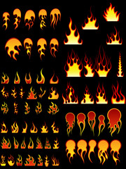 Poster - Fire set