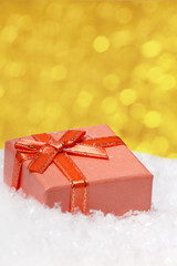 Red Christmas gift box