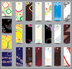 Wall Mural - A set of flyers and banners