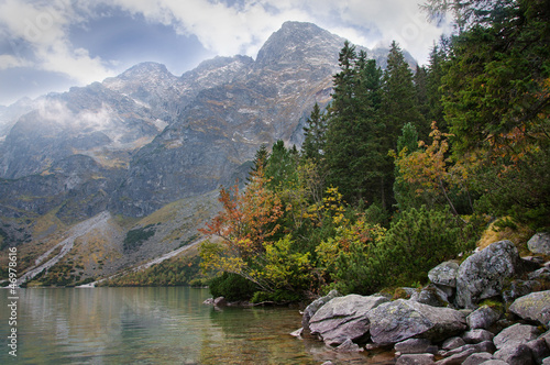 Naklejka - mata magnetyczna na lodówkę Lake "Sea Eye"