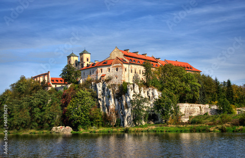 Board z aluminiowym obramowaniem Tyniec monasterio